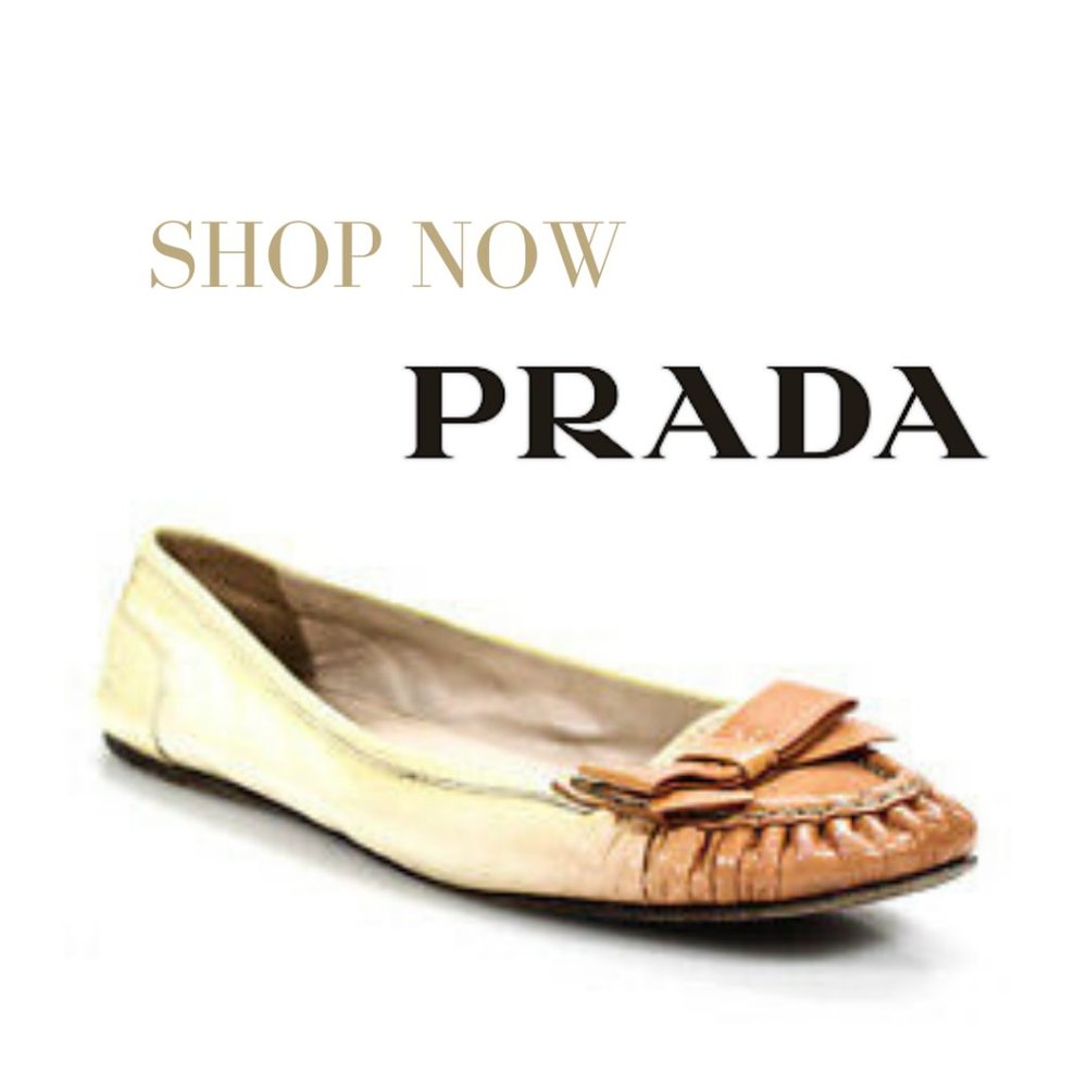 PRADA Patent Leather Flats